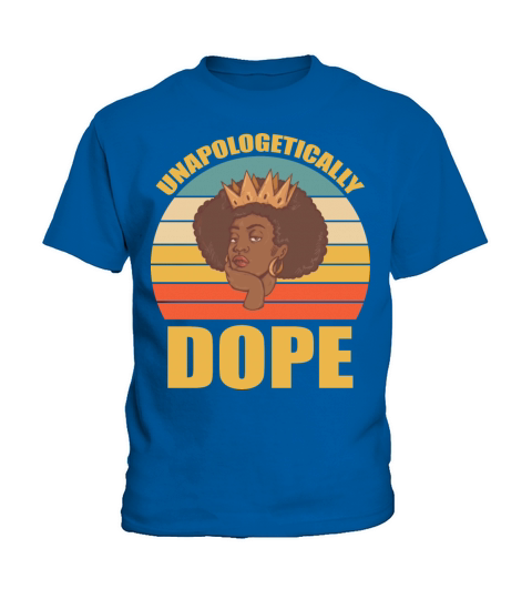 Unapologetically Dope Black history month Kids T-Shirt