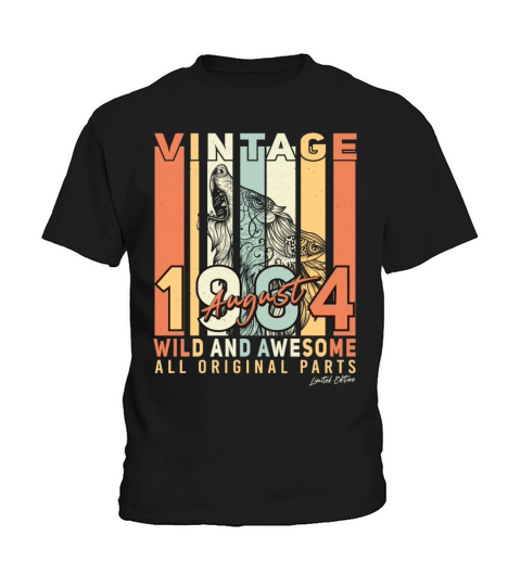 Vintage 1964 August Kids T-Shirt
