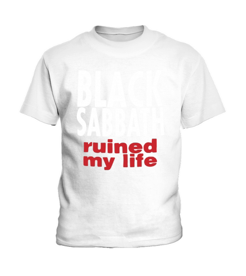 Vintage 1990s Black Sabbath Ruined My Life Kids T-Shirt