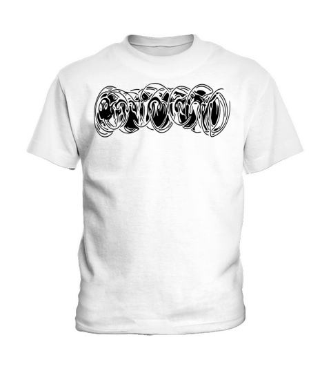 Vintage Loops Unusual Lines Kids T-Shirt