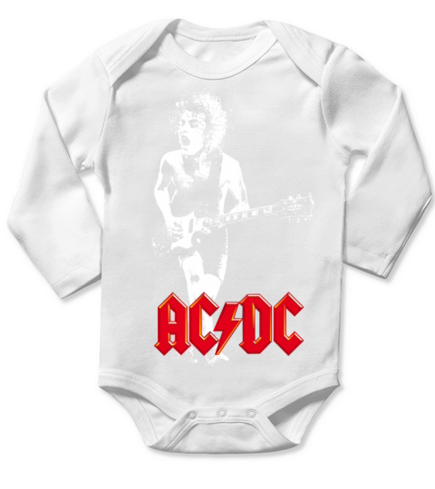 ACDC Angus Long Sleeve Baby One-Piece