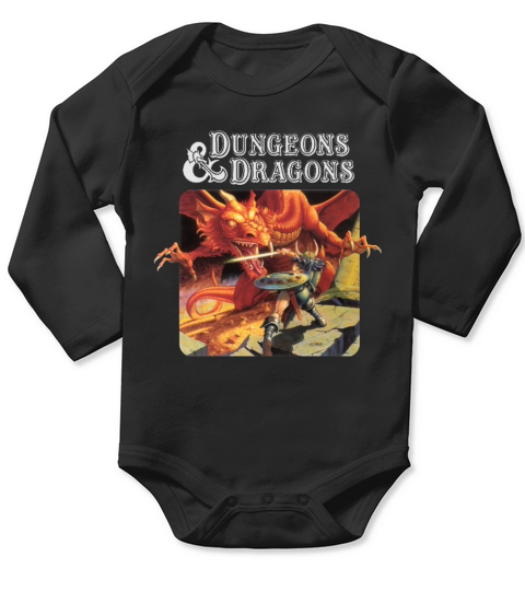 dungeons and dragons 001 Long Sleeve Baby One-Piece