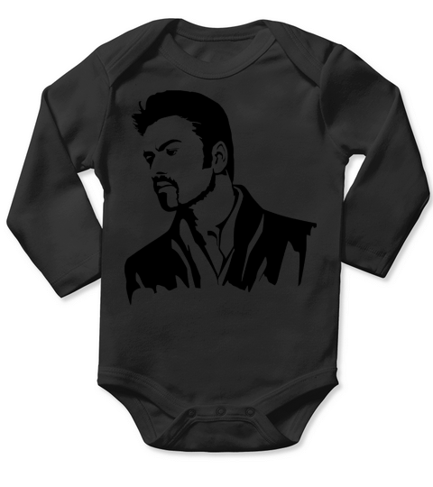 George Michael Long Sleeve Baby One-Piece