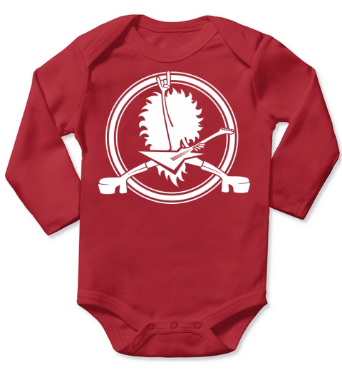 hairball band guitar Long Sleeve Baby One-Piece