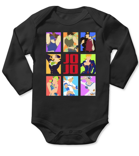 JoJo&#39;s Bizarre Adventure-Heroes-Shirt Long Sleeve Baby One-Piece