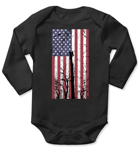 LIMITED EDITION AMERICAN TREE CLIMBER - MENS T-SHIRT Long Sleeve Baby One-Piece