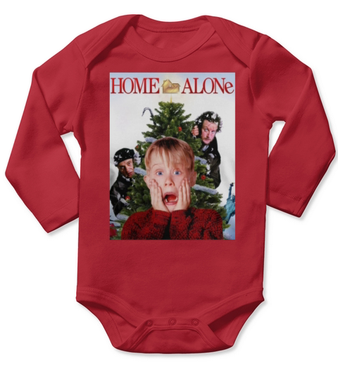 Macaulay Culkin Home Alone Kevin McCallister Christmas shirt Long Sleeve Baby One-Piece