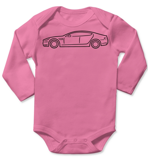 Milano car Long Sleeve Baby One-Piece