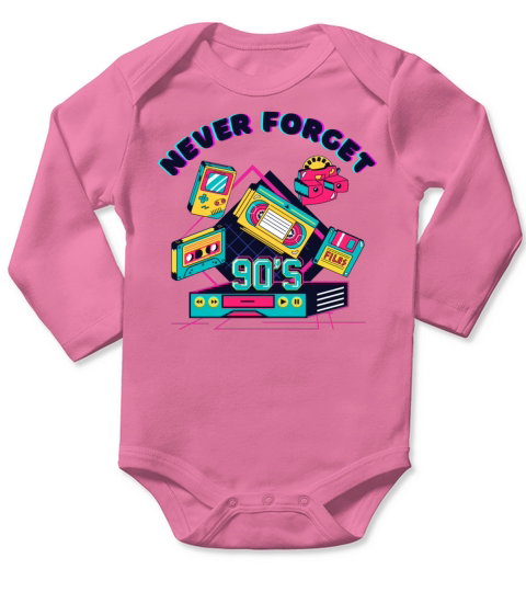 Never Forget Long Sleeve Baby One-Piece