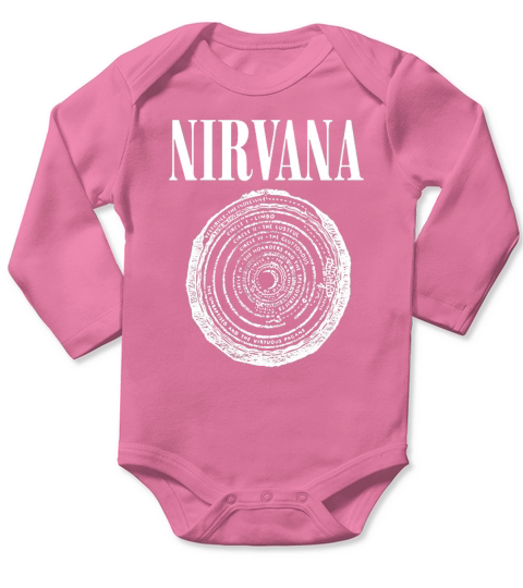 Nirvana vestibule Logo Symbol Long Sleeve Baby One-Piece