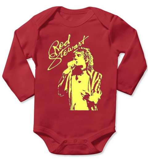 Rod Stewart  Rock Singer Rod Stewart Long Sleeve Baby One-Piece