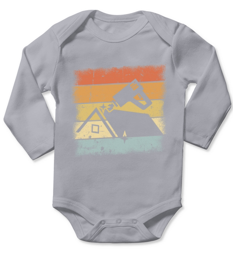 Roofer Long Sleeve Baby One-Piece