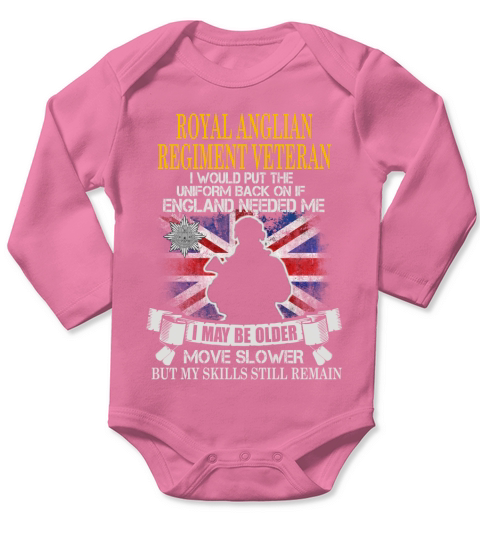 Royal Anglian Regiment Long Sleeve Baby One-Piece
