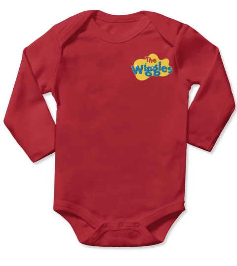 The Wiggles - Unisex Long Sleeve Long Sleeve Baby One-Piece