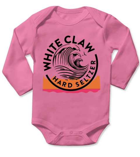 White Claw Beer - Baby Onesie Long Sleeve Baby One-Piece