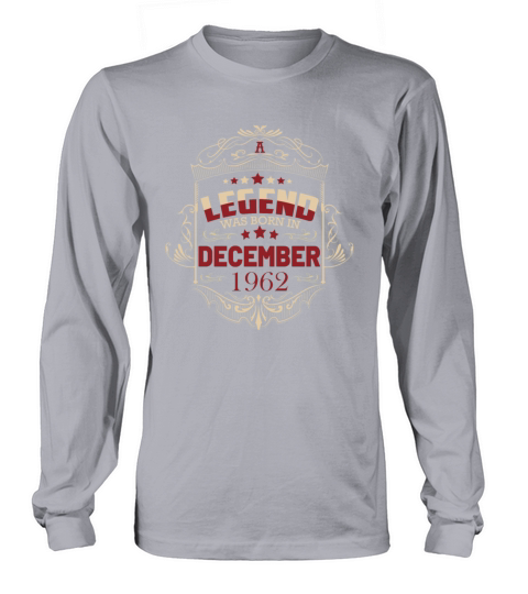 60th Birthday Gifts December 1962 Vintage Sayings Long sleeved Unisex