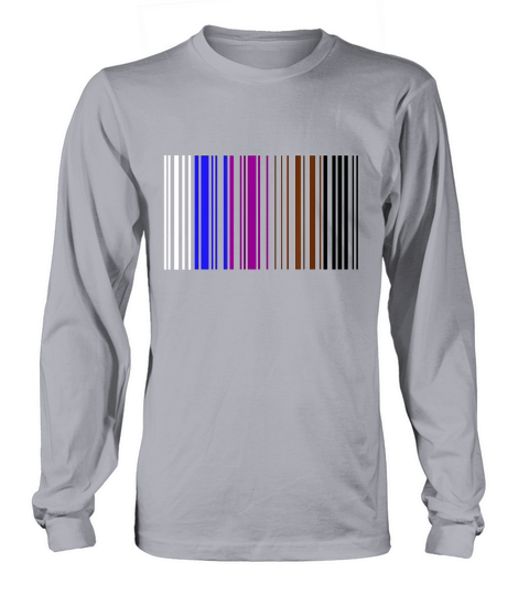 BJJ BARCODE Belts of BJJ Belt Color T-Shirt Long sleeved Unisex