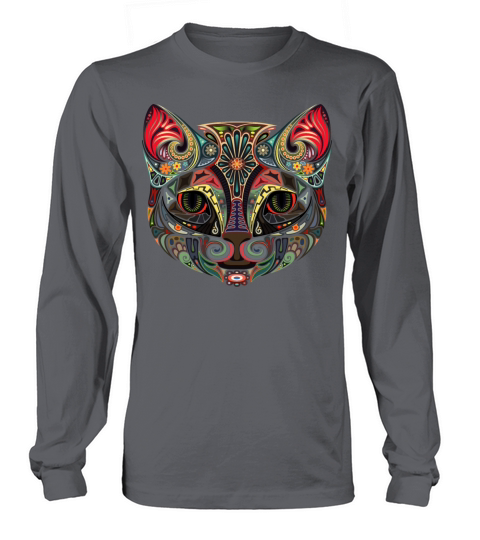 Cat Face MultiColor Long sleeved Unisex