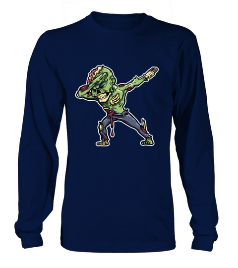 Dabbing Zombie For Boys Girls Halloween Zombies Long sleeved Unisex