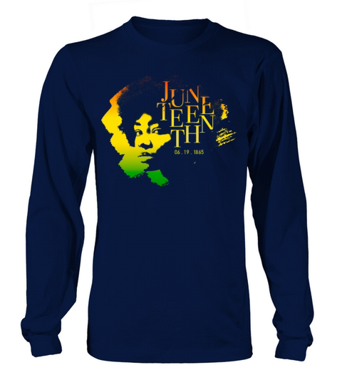 Juneteenth Scribble Black History June 19 Vintage Long sleeved Unisex