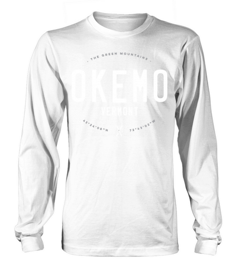 Okemo Mountain Vermont Graphic Distressed Vintage Long sleeved Unisex