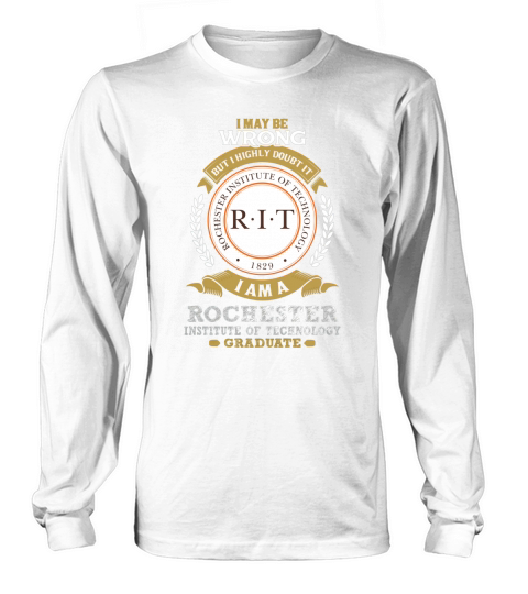 Rochester Institute of Technology Long sleeved Unisex
