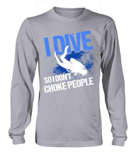 Scuba Diving Gift Underwater Lover Scuba Diver Long sleeved Unisex