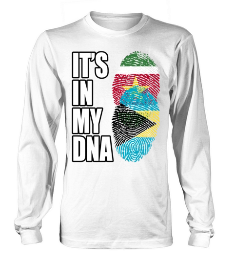 Surinamese And Bahamian Vintage Heritage DNA Flag Long sleeved Unisex