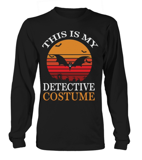 This Is My Detective Halloween Costume Long sleeved Unisex