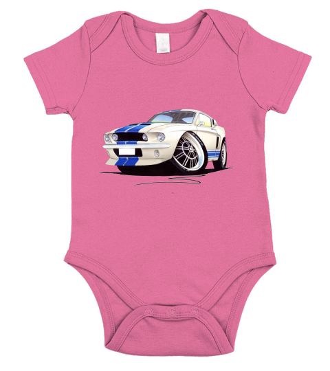 1967 Ford Mustang Shelby GT500 Eleanor Short Sleeve Baby One-Piece