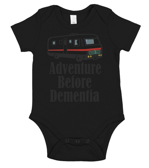 Adventure Before Dementia Camping Short Sleeve Baby One-Piece