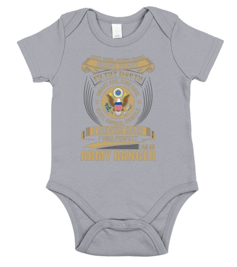 Army Ranger - I Never SaidÂ IÂ Was PerfectArmy collection Short Sleeve Baby One-Piece