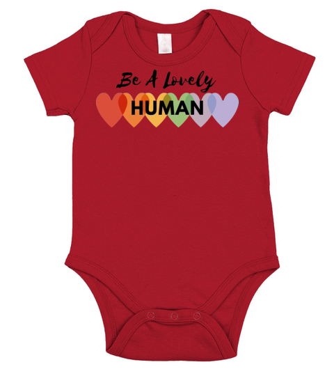 be a kind human Short Sleeve Baby One-Piece