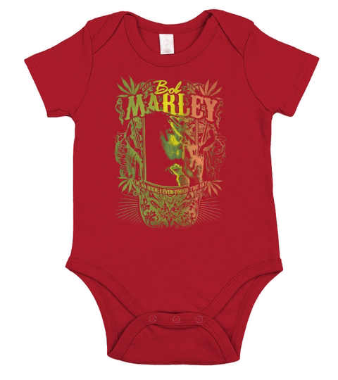BOB MARLEY KAYA NOW BLACK T SHIRT Short Sleeve Baby One-Piece