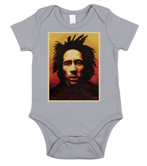 Bob Marley T-Shirt Short Sleeve Baby One-Piece