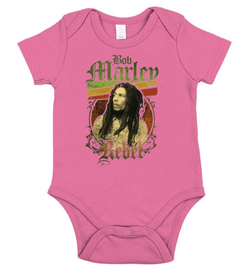 Bob Marley Short Sleeve Baby One-Piece