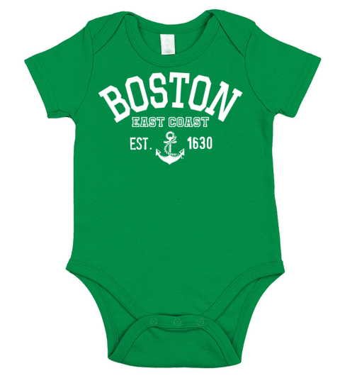 Boston East Coast 1630 Short Sleeve Baby One-Piece