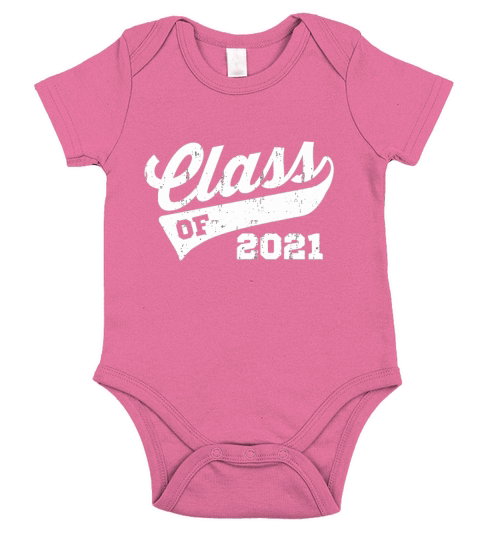 Class Of 2021 Short Sleeve Baby One-Piece
