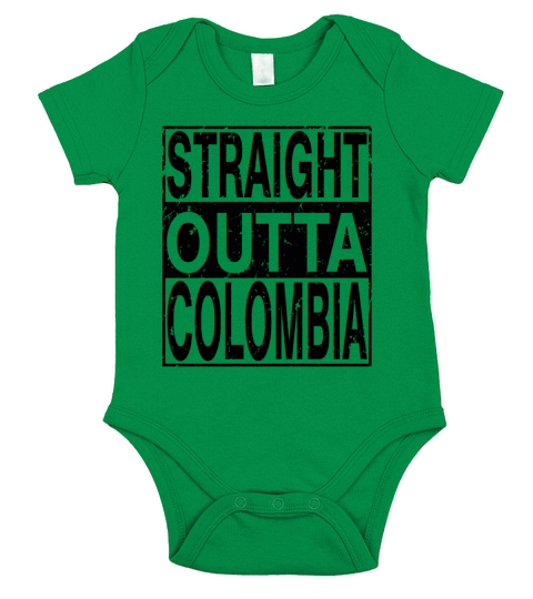 Colombia Straight Outta Colombia Short Sleeve Baby One-Piece