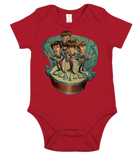 Die Beatles Short Sleeve Baby One-Piece