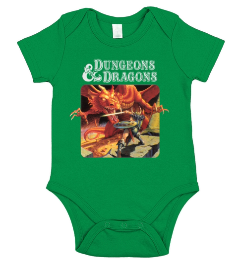 dungeons and dragons 001 Short Sleeve Baby One-Piece