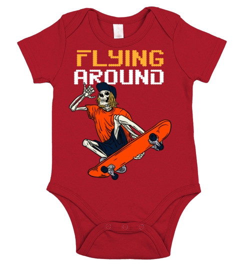 FLYING AROUND Short Sleeve Baby One-Piece