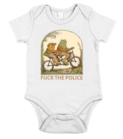 Frog And Toad Fuck The Police - Baby Onesie Short Sleeve Baby One-Piece