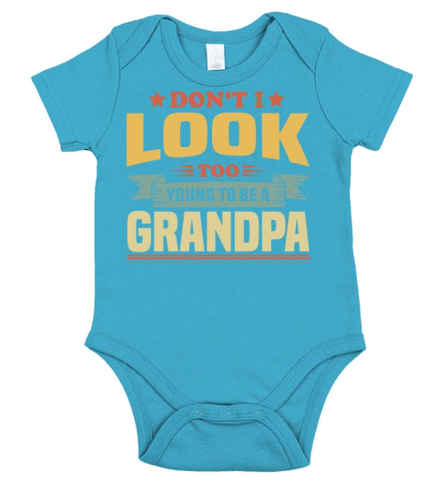 Funny shirt for Father s day grandpa Short Sleeve Baby One-Piece