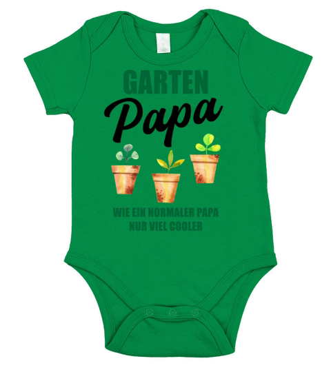 Garden Dad Funny Quote Gift Men Short Sleeve Baby One-Piece