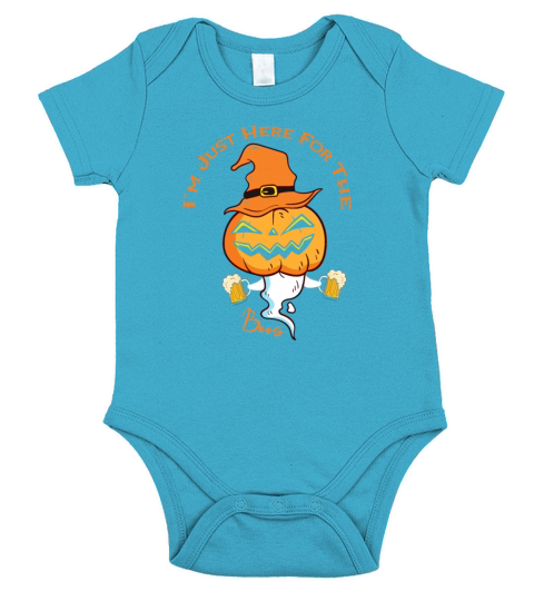 I m Just Here For The Boos Funny Halloween Gifts Short Sleeve Baby One-Piece
