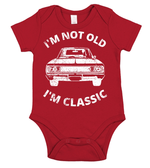Im Not Old Im Classic Short Sleeve Baby One-Piece