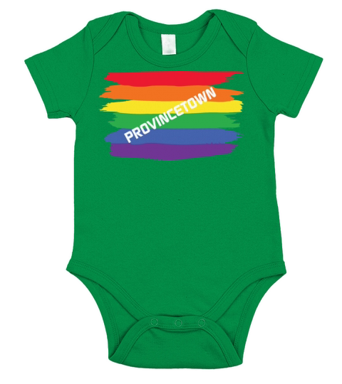 LBGT Flag Gay Pride Human Vintage Rainbow Short Sleeve Baby One-Piece