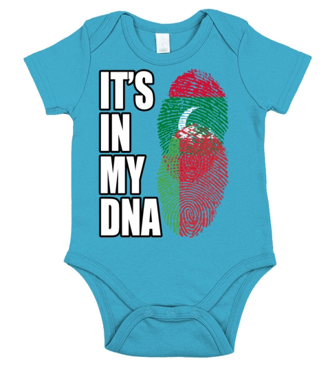 Maldivian And Belarusian Mix Heritage DNA Flag Short Sleeve Baby One-Piece