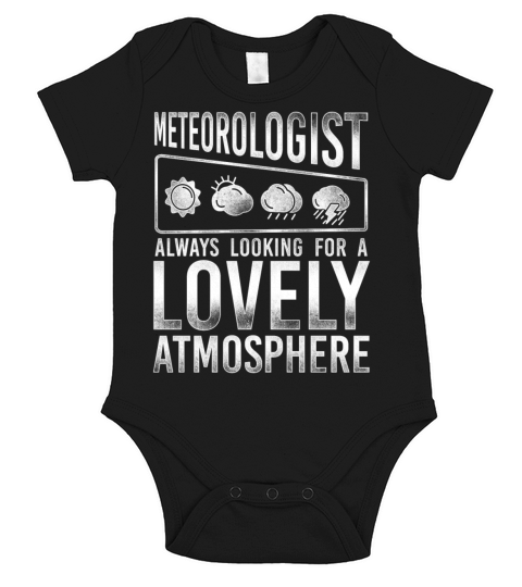 Meteorologist Weather Forecast Short Sleeve Baby One-Piece